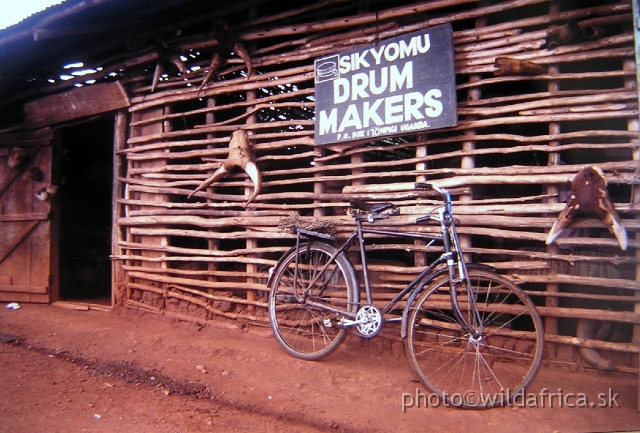 420090.JPG - Mpigi Sikiyomu Drum Makers produced drums for the Bugandan Kings.