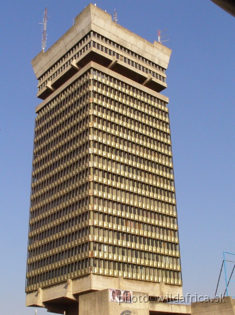 P9101044.JPG - Lusaka - the capital of Zambia is a big city, part modern and part traditional African, where dusty markets sit alongside high rised blocks.