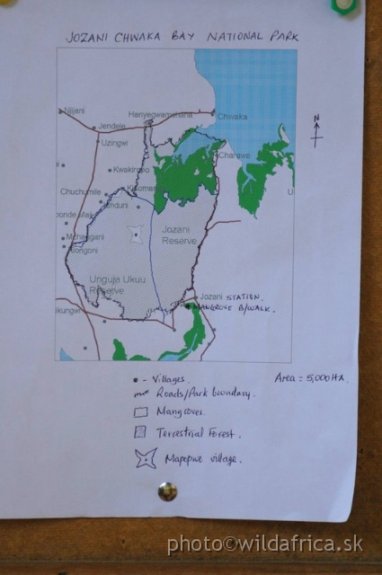 DSC_0995.JPG - Map of Jozani Chwaka Bay area