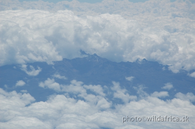 DSC_0013.JPG - Mount Kenya from our airplane, 2006